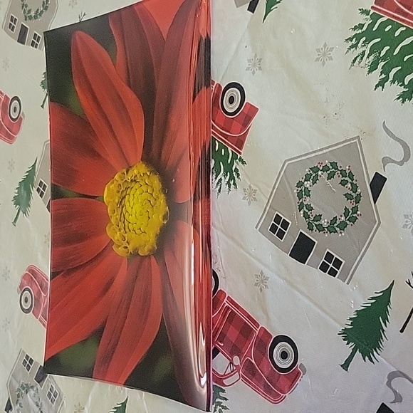 Pretty poinsettia trinket/ severing plate. - Picture 2 of 4